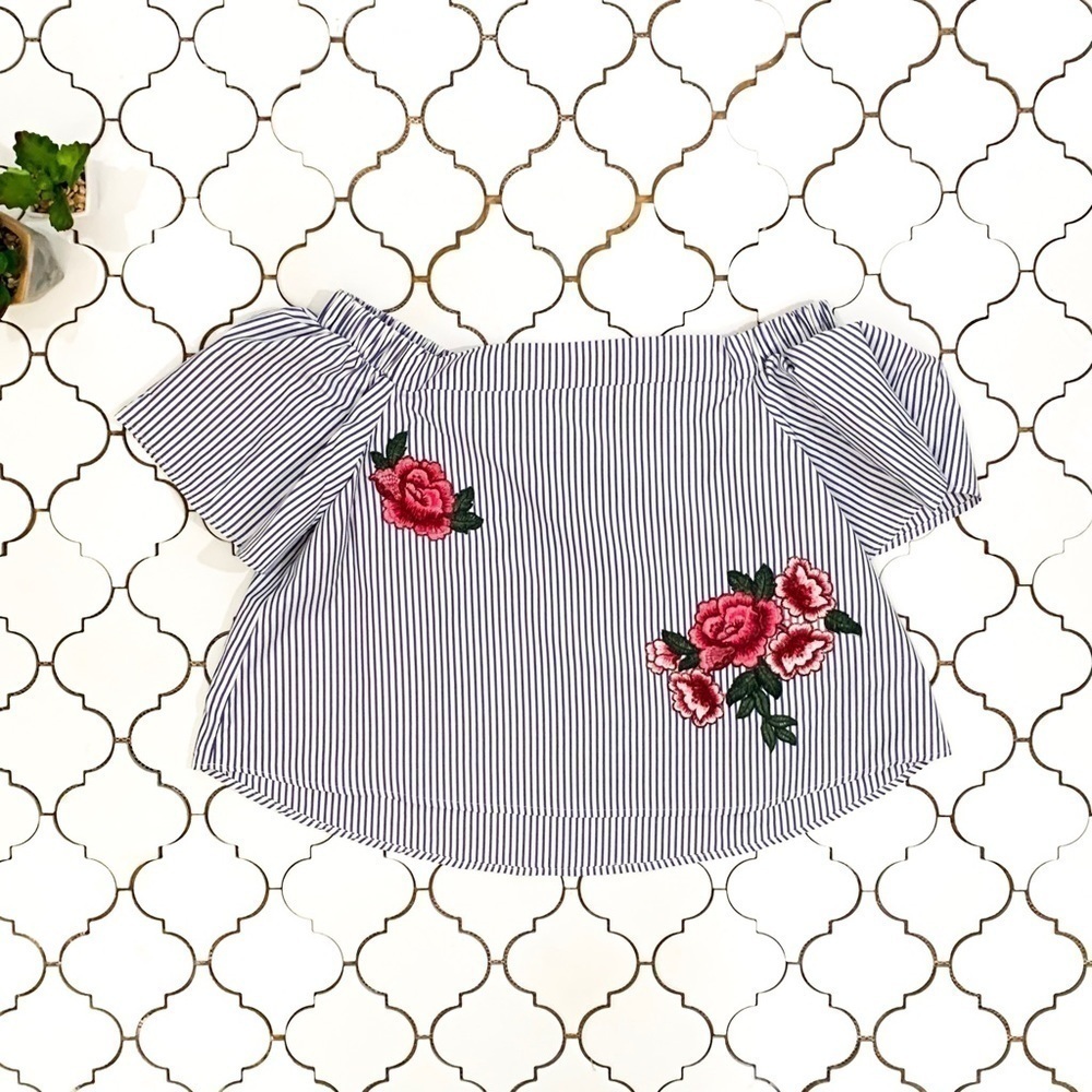 Style House Striped crop top
